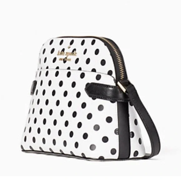 Kate Spade Polka Dot Crossbody Bag - Black and White NWOT - Picture 2 of 2